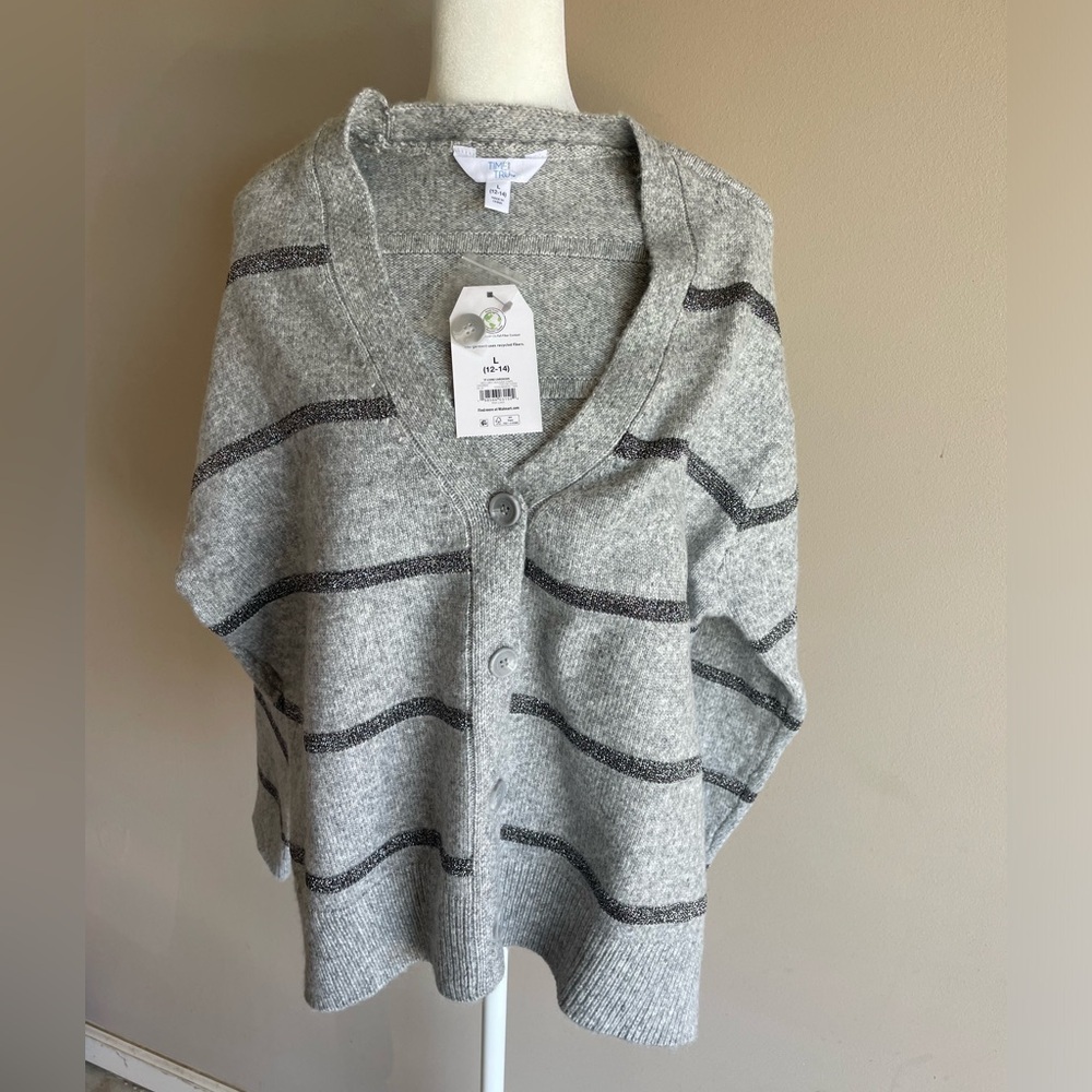 *NWT* Women's Time & Tru Cardigan Sweater - Sz. L